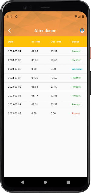 SKRP HRM Screenshot 3