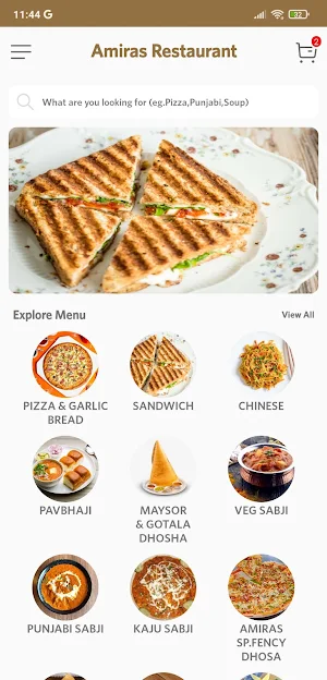 Amiras Restaurant Screenshot 0