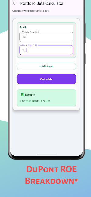 Risk & Performance Calc Screenshot 2