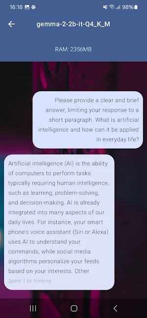 Speed.AI - LLM Version Screenshot 2