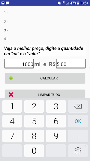 Calculadora de Cerveja Screenshot 1