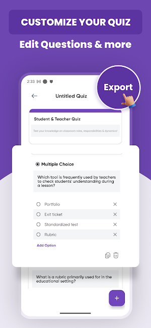 Quiz AI for Classroom & Forms Screenshot 2