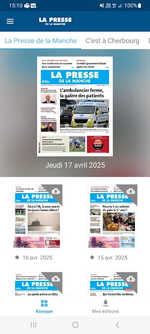 La Presse de la Manche Screenshot 0