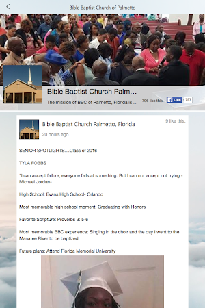 Bible Baptist - Palmetto Screenshot 1