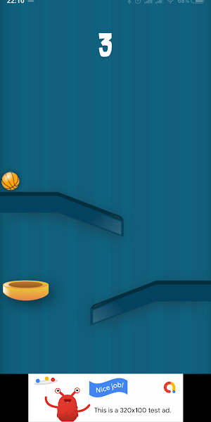Dunk Fall Ball Screenshot 1