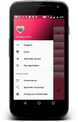Messages et Poemes d'Amour en français Screenshot 0