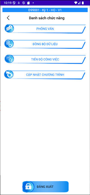 Điều tra thu nhập 2025 Screenshot 1