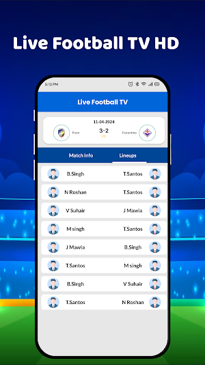 Live Football TV HD Streaming Screenshot 3