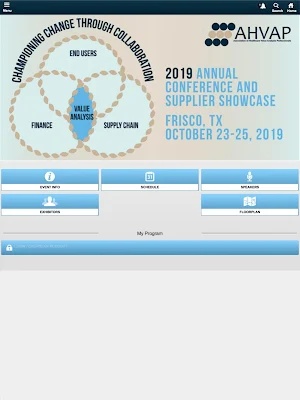 AHVAP Events Screenshot 3