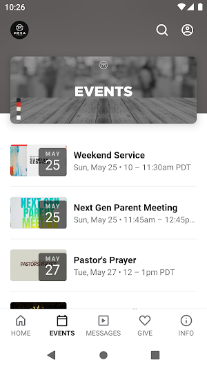 Newport Mesa Church Screenshot 1