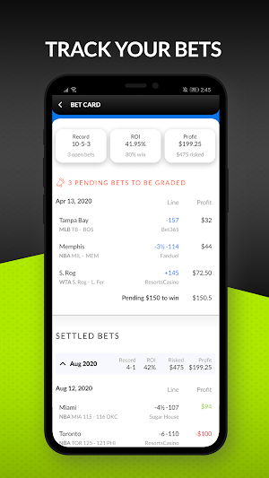 OddsTrader Capping Central Screenshot 3