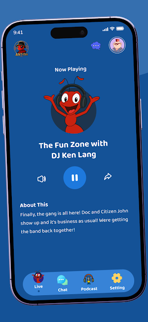 ANT fm Screenshot 1