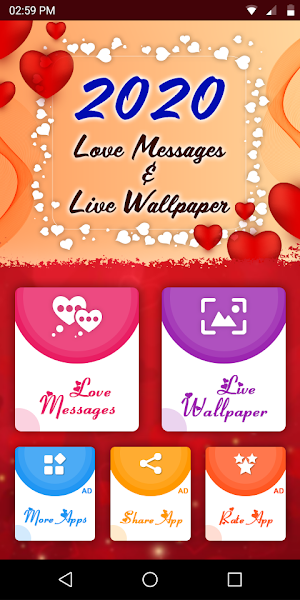Love SMS Messages & Background Wallpaper screenshot 6