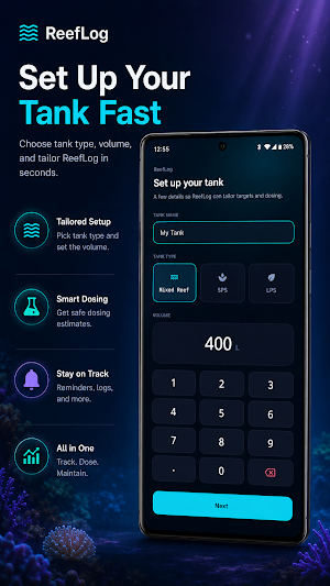 ReefLog: Reef Tank Tracker Screenshot 1
