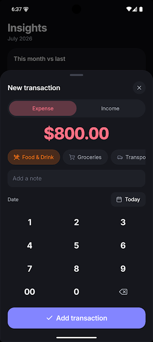 Sprig: Private Expense Tracker Screenshot 3