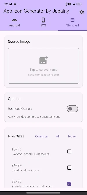 App Icon Generator by Japality Screenshot 2