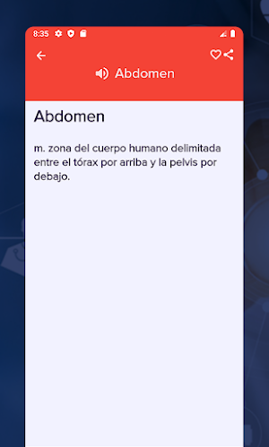 Diccionario Médico Español Screenshot 2