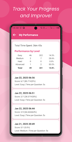 Quick Math Challenge Screenshot 3