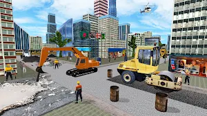 Road Construction Builder:City Highway Constructor Screenshot 1
