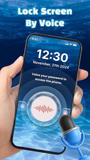 Amazic Lock: Voice Lock Screen Screenshot 1