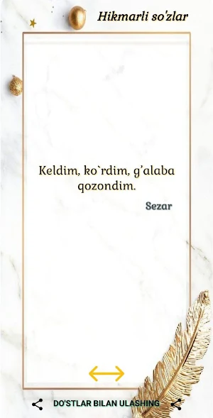 Hikmatli So'zlar 2023 Screenshot 0