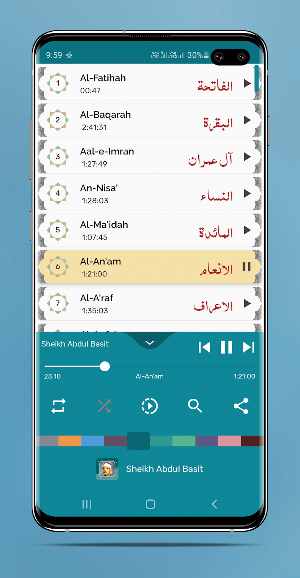 Sheikh Abdul Basit - Full Offline Quran MP3 Screenshot 1