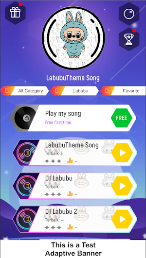 Labubu Piano Tiles Screenshot 0