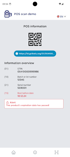 GS1 Digital Link Demo Screenshot 2
