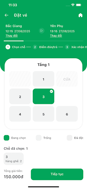 XE HOA HƯỚNG DƯƠNG Screenshot 2
