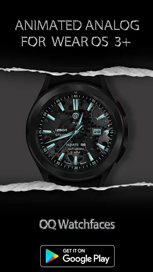 Animated Analog For Wear OS 3+ Screenshot 1