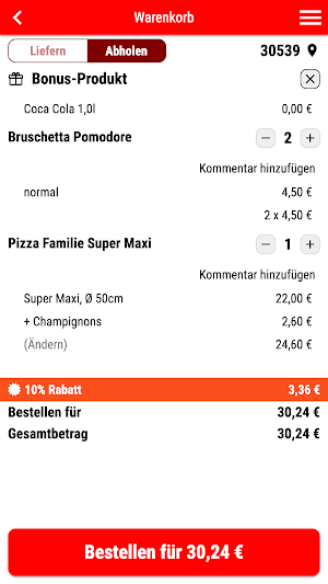 Pizza Brothers Hannover Screenshot 1
