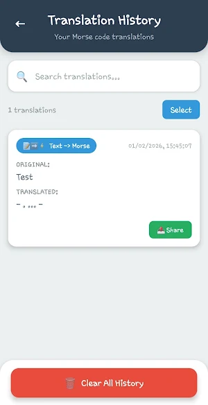 Z Morse code Screenshot 2