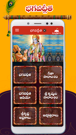 Bhagavad Gita Telugu Screenshot 0