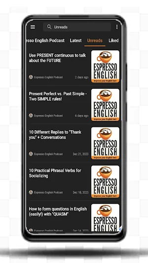 Espresso English podcast Screenshot 3