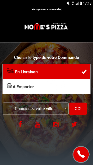 HOME S PIZZA Screenshot 0