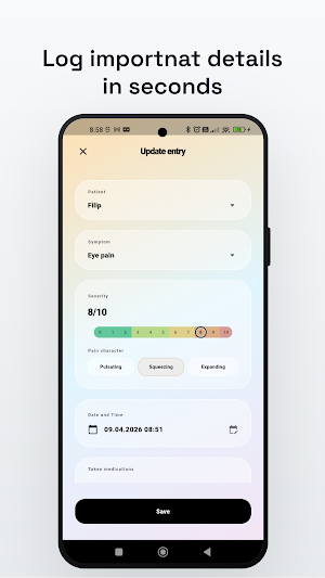 Symptom Diary: Health Tracker Screenshot 1