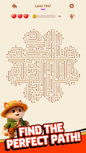 Arrow Brain Puzzle Path Screenshot 0