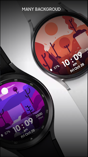 Waterfall - Digital Watchface Screenshot 2