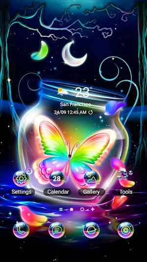 Rainbow Butterfly - Wallpaper Screenshot 0
