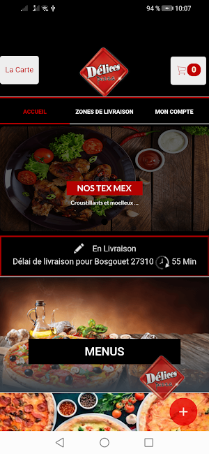 Delices Pizza Bourg-Achard Screenshot 1
