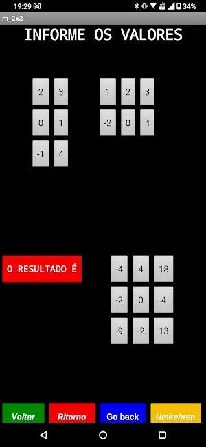 Mult Mat four flags - Matrizes Screenshot 3