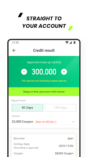 Quicksente - Online loan app Screenshot 2