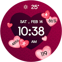 Valentine's Day Wear OS