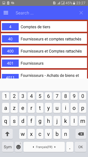 Plan comptable général -France Screenshot 2