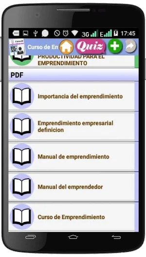CURSO DE EMPRENDIMIENTO Screenshot 2