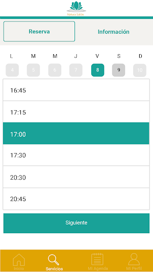 Natura Salón Screenshot 2