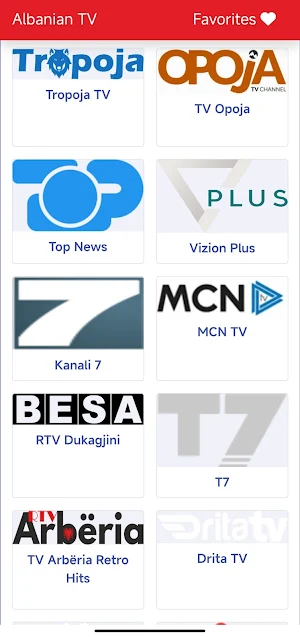 Albanian TV Screenshot 2
