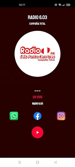 Radio 6.03 Online Screenshot 2