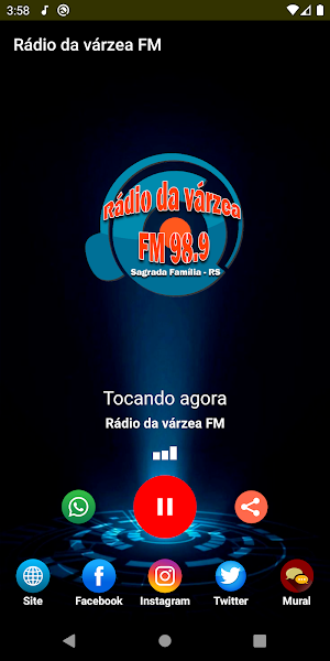 Rádio da várzea FM Screenshot 1