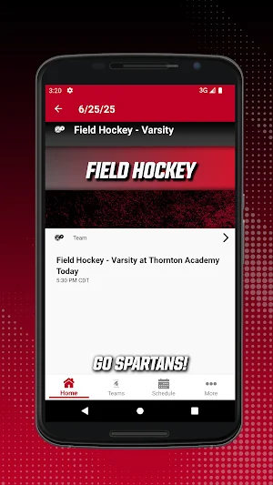 Sanford Spartans Athletics Screenshot 2